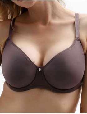 Бюстгальтер спейсер Milavitsa 119140 шоколадный трюф, Цвет: шоколадный трюф, Размеры: 80E