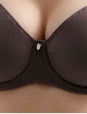 Бюстгальтер спейсер Milavitsa 119140 шоколадный трюф, Цвет: шоколадный трюф, Размеры: 80E, изображение 4