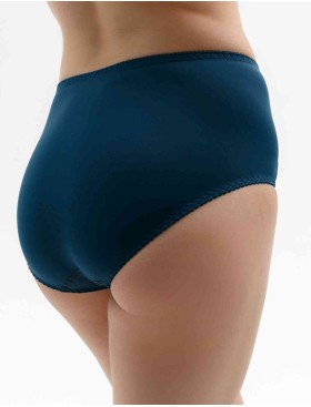 Трусы слипы высокие Milavitsa 256180 синий топаз/нюд, Цвет: синий топаз/нюд, Размеры: 3XL, изображение 2