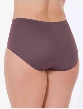 Высокие трусы слипы Milavitsa 260200 шоколадный трюф, Цвет: шоколадный трюф, Размеры: 2XL, изображение 2