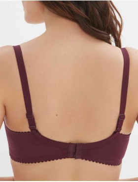 Бюстгальтер с плотной чашкой  Misstyle 2508 / 508 темный виноград, Цвет: темный виноград, Размеры: 85G, изображение 2