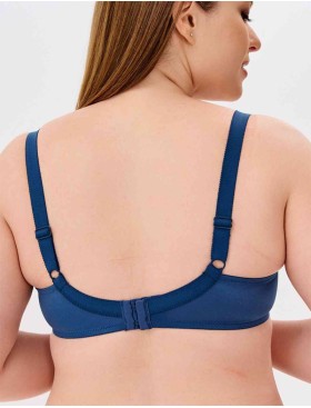 Бюстгальтер мягкая чашка Misstyle 2511 французский синий, Цвет: французский синий, Размеры: 85C, изображение 3