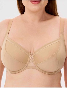 Бюстгальтер мягкая чашка Misstyle 2511 обжаренный миндаль, Цвет: обжаренный миндаль, Размеры: 75E