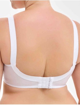 Бюстгальтер мягкий без каркасов Misstyle 4120 / 4121 белый, Цвет: белый, Размеры: 115D, изображение 2