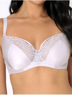 Мягкий бюстгальтер на большую грудь Subtille PERLA SILVER soft, Цвет: жемчужный, Размеры: 85C