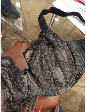 Бюстгальтер мягкий с подкроем Akcent A-48 M, Цвет: черный, Размеры: 70L, изображение 4