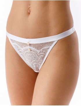 Трусы стринги Coquette Revue DOTS 67114-01, Цвет: молоко, Размеры: XS