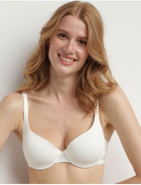 Гладкий формованный бюстгальтер Dim INVISIFIT 03AL перламутровый, Цвет: перламутровый, Размеры: 70C, изображение 3