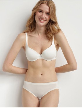 Гладкий формованный бюстгальтер Dim INVISIFIT 03AL перламутровый, Цвет: перламутровый, Размеры: 70C, изображение 2