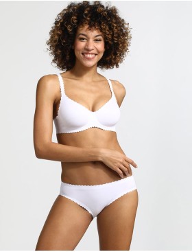 Бесшовный бюстгальтер Dim BODY TOUCH 040A белый, Цвет: белый, Размеры: 70B, изображение 5