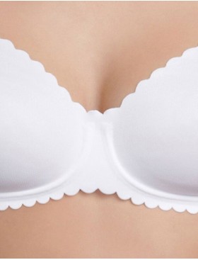 Бесшовный бюстгальтер Dim BODY TOUCH 040A белый, Цвет: белый, Размеры: 70B, изображение 4