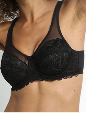 Бюстгальтер мягкий Dim GENEROUS ESSENTIEL 08H4 черный, Цвет: черный, Размеры: 80E