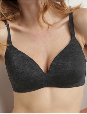 Бюстгальтер без косточек с треугольной чашкой Dim INVISIFREE 07HD серый, Цвет: серый, Размеры: 75C