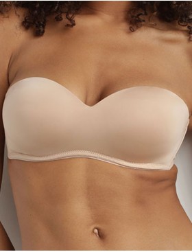 Бескаркасный бюстгальтер под открытое платье Dim INVISIFREE 07HF телесный, Цвет: телесный, Размеры: 70B