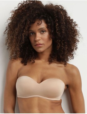 Бескаркасный бюстгальтер под открытое платье Dim INVISIFREE 07HF телесный, Цвет: телесный, Размеры: 70B, изображение 3