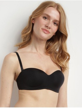 Бескаркасный бюстгальтер под открытое платье Dim INVISIFREE 07HF черный, Цвет: черный, Размеры: 70B, изображение 3