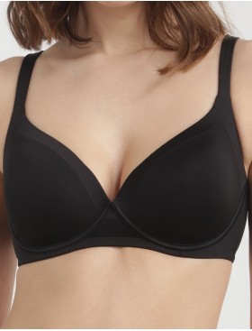 Бюстгальтер без косточек Dim GENEROUS INVISIBLE 0A75 черный, Цвет: черный, Размеры: 80B