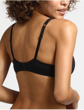 Гладкий бюстгальтер на каркасах Dim GENEROUS INVISIBLE 0CS8 черный, Цвет: черный, Размеры: 75C, изображение 2