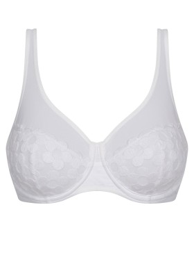 Бюстгальтер с мягкой чашкой Dim GENEROUS BRODERIE 0ASD белый, Цвет: белый, Размеры: 75B, изображение 6