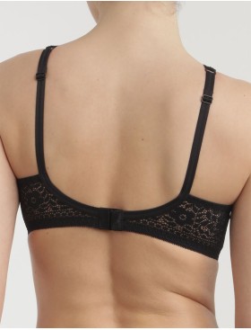 Кружевной бюстгальтер бралетт без косточек Dim SUBLIM 0CDM черный, Цвет: черный, Размеры: 80A, изображение 2