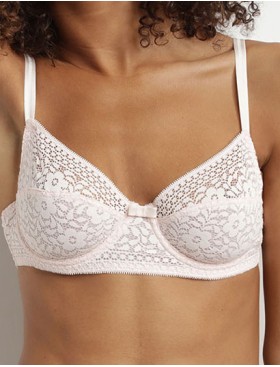 Кружевной легкий бюстгальтер Dim SUBLIM 0CDM белая роза, Цвет: белая роза, Размеры: 70A