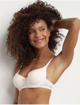 Формованный бюстгальтер Dim SUBLIM 0CDO белая роза, Цвет: белая роза, Размеры: 75B, изображение 3