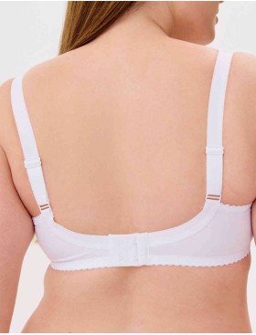 Кружевной бюстгальтер с поролоном Elli 3030 белый, Цвет: белый, Размеры: 75H, изображение 2