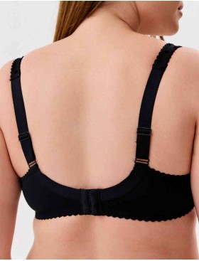 Бюстгальтер полумягкий Elli 9090 черный бархат, Цвет: бархат черный, Размеры: 85C, изображение 5