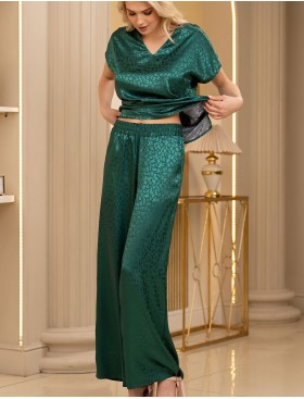 Атласный костюм Mia-Amore JOANNA 7316 изумрудный, Цвет: изумрудный, Размеры: M, изображение 2