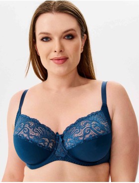 Бюстгальтер мягкий Milavitsa 100151 / 120151 синий топаз, Цвет: синий топаз, Размеры: 85C, изображение 3