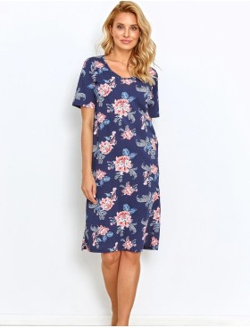 Ночная сорочка с коротким рукавом Taro 2879/2927 ELLIE, Цвет: синий/розовый, Размеры: S, изображение 3