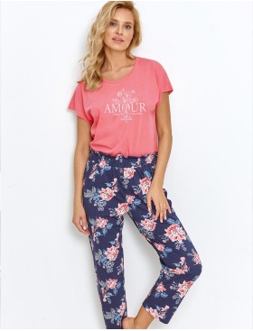 Женская пижама с брюками Taro 2884/2930 JOYCE, Цвет: синий/розовый, Размеры: S, изображение 2