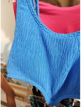 Голубой купальник монокини Aquarilla 429 PIA blue, Цвет: голубой, Размеры: 70C, изображение 2