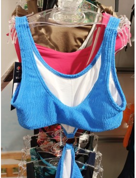 Голубой купальник монокини Aquarilla 429 PIA blue, Цвет: голубой, Размеры: 70C, изображение 3