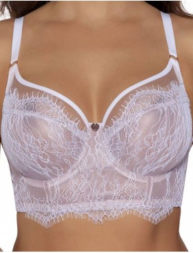 Бюстье с мягкими чашками Ava JARDIN 2008 M LONG белый, Цвет: белый, Размеры: 70E