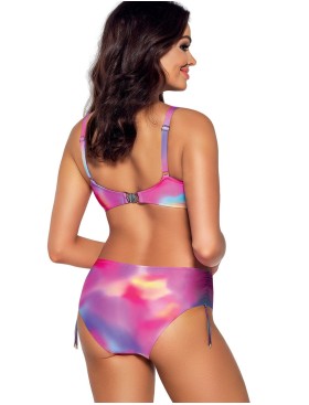 Верх купальника на тонком поролоне Ava SK163 U Pastel Tie Dye, Цвет: розовый микс, Размеры: 90I, изображение 8