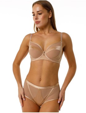 Трусики слипы Coquette Revue PLAIN 65116-13, Цвет: бежевый, Размеры: XS, изображение 3