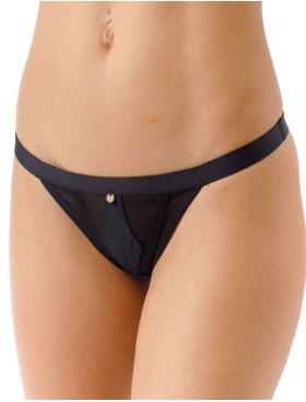 Трусы стринги Coquette Revue PLAIN 67116-06, Цвет: черный, Размеры: L