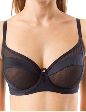 Бюстгальтер с мягкой чашкой Coquette Revue PLAIN 81116-06, Цвет: черный, Размеры: 75C