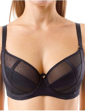 Формованный бюстгальтер пуш-ап Coquette Revue PLAIN 82116-06, Цвет: черный, Размеры: 80B