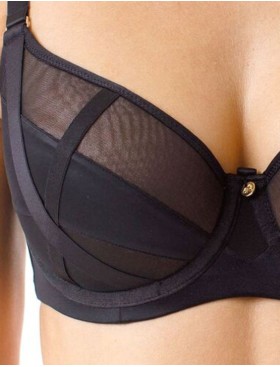 Формованный бюстгальтер пуш-ап Coquette Revue PLAIN 82116-06, Цвет: черный, Размеры: 80B, изображение 3