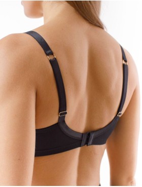 Формованный бюстгальтер пуш-ап Coquette Revue PLAIN 82116-06, Цвет: черный, Размеры: 80B, изображение 4