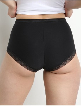 Трусы макси с эффектом плоского живота Dim 04JR черный, Цвет: черный, Размеры: S, изображение 2