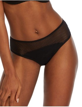 Трусы бразилиана Kinga 339/3-P tulle черный, Цвет: черный, Размеры: S