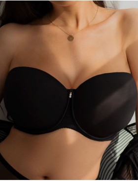 Бюстгальтер анжелика Kris Line FORTUNA COMFORT balkonette MHM черный, Цвет: черный, Размеры: 85DD