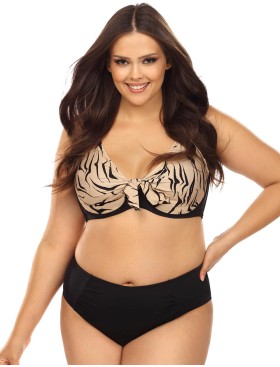 Раздельный купальник мягкий Lorin L3109/2 BIG, Цвет: бежевый, Размеры: 75E