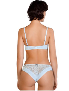 Комплект балконет без косточек и слипы Mioocchi ARLETTE 779696 cielo, Цвет: cielo (голубой), Размеры: 70D, изображение 2