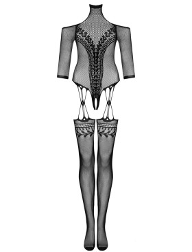 Боди-комбинезон сетка Obsessive G 333, Цвет: черный, Размеры: S/M/L, изображение 4