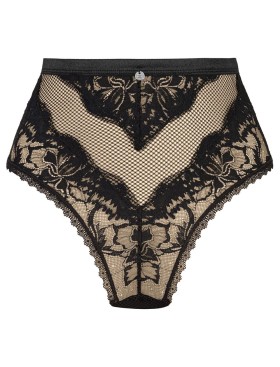 Соблазнительные трусики Obsessive OLVIDIA PANTIES, Цвет: черный, Размеры: XS/S, изображение 4