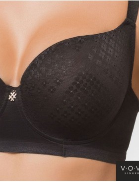 Бюстгальтер с мягкими чашками VOVA FUSION V11210 черный, Цвет: черный, Размеры: 85C, изображение 4